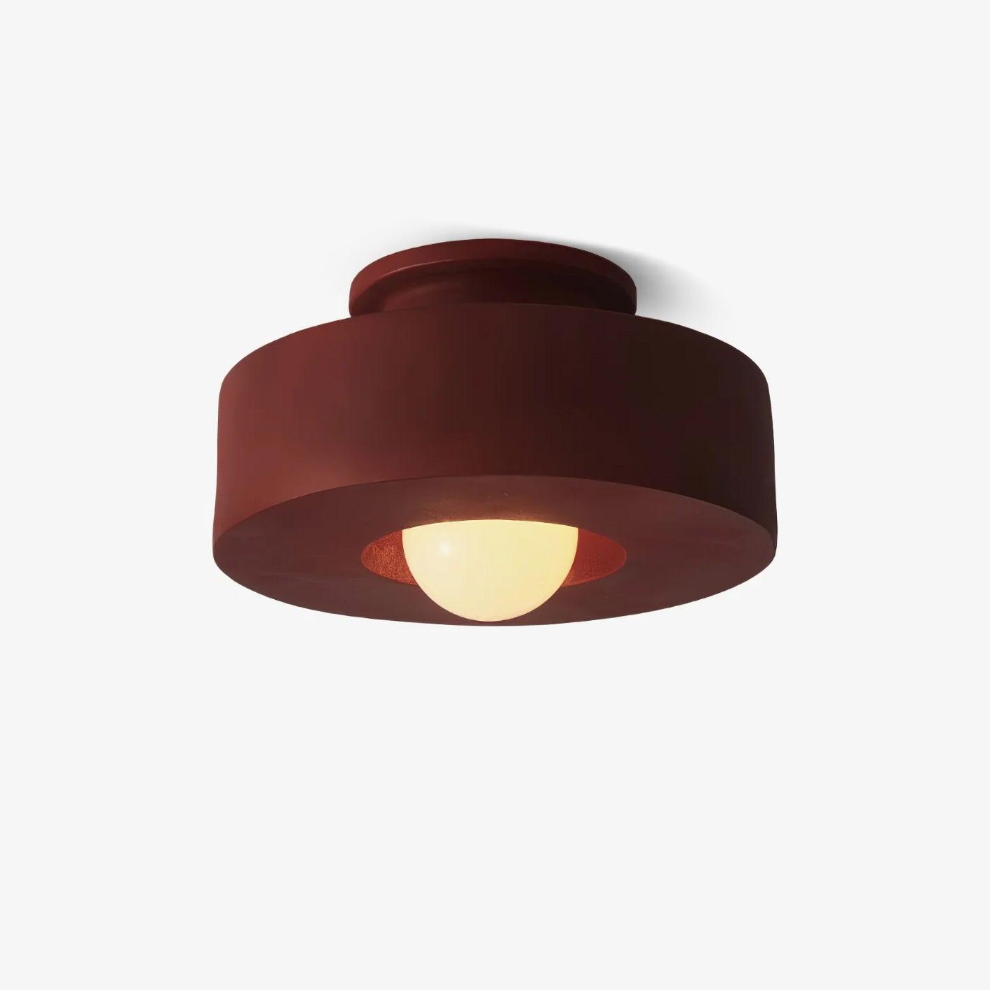 Resin Ceiling Light 11.8 in Red Green Black Indoor LED E26 E27 Modern Lighting Fixture | Thomler