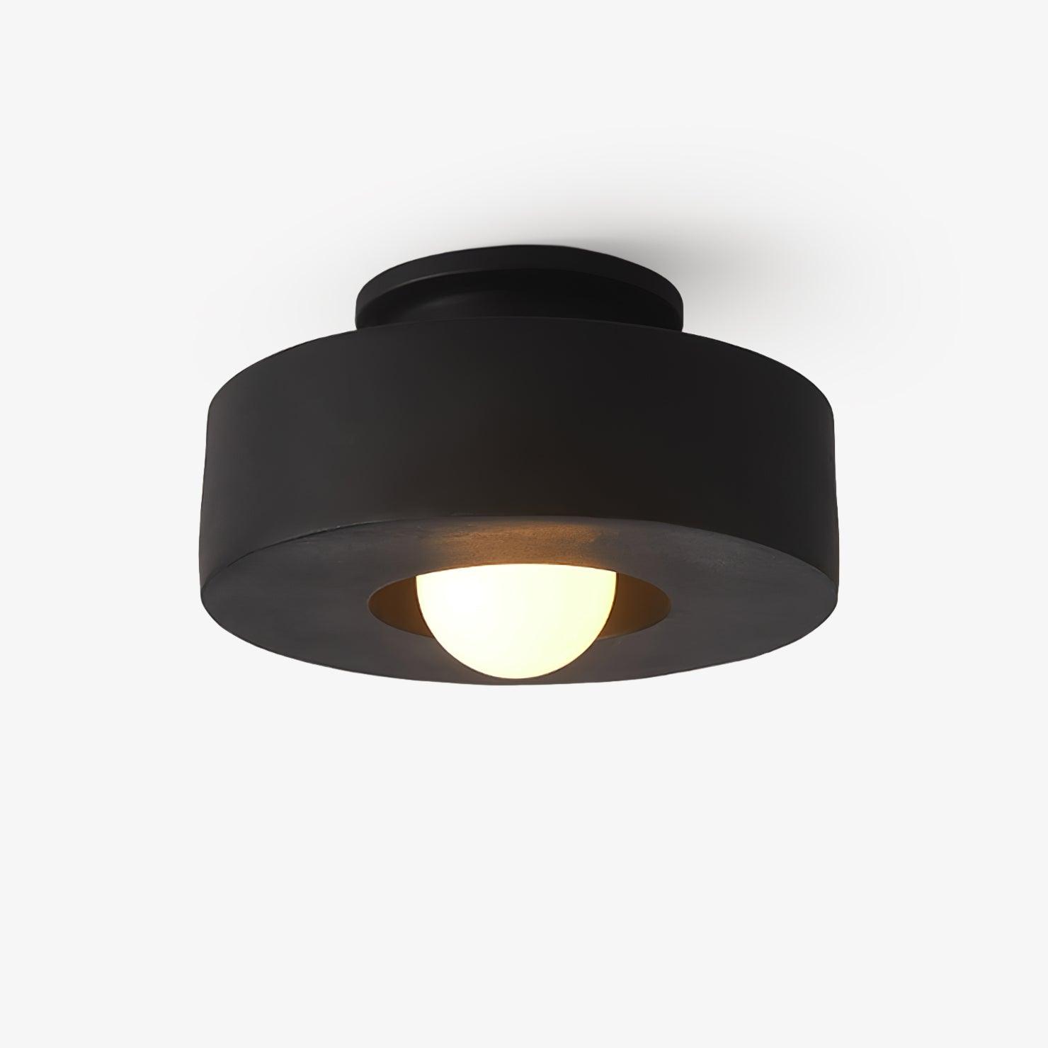 Resin Ceiling Light 11.8 in Red Green Black Indoor LED E26 E27 Modern Lighting Fixture | Thomler