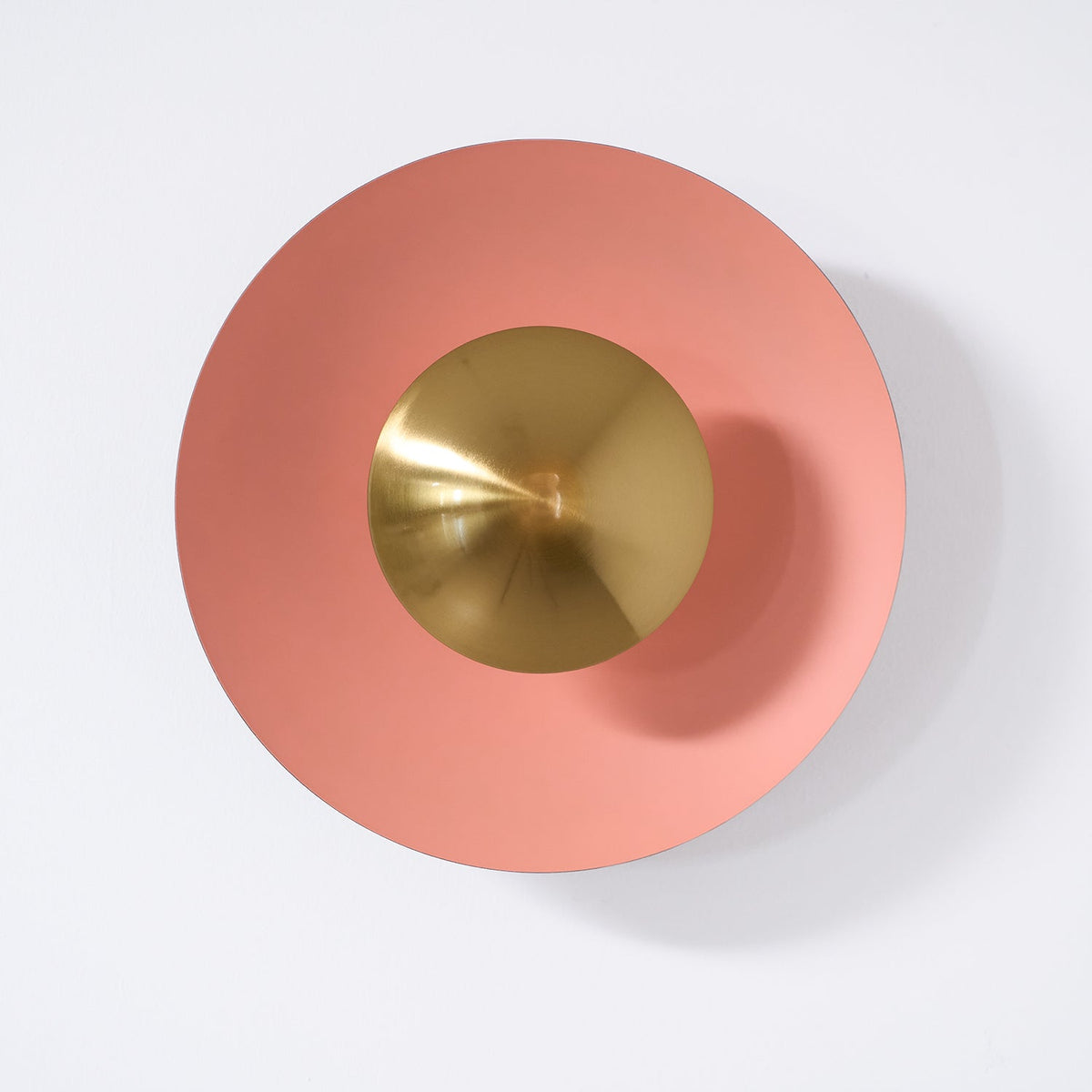 Contemporary Dual-Tone Circular LED Wall or Ceiling Light Fixture in Multiple Finishes | Thomler