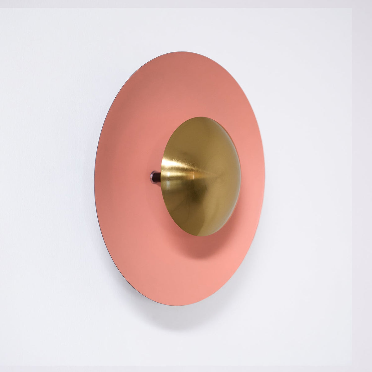 Contemporary Dual-Tone Circular LED Wall or Ceiling Light Fixture in Multiple Finishes | Thomler