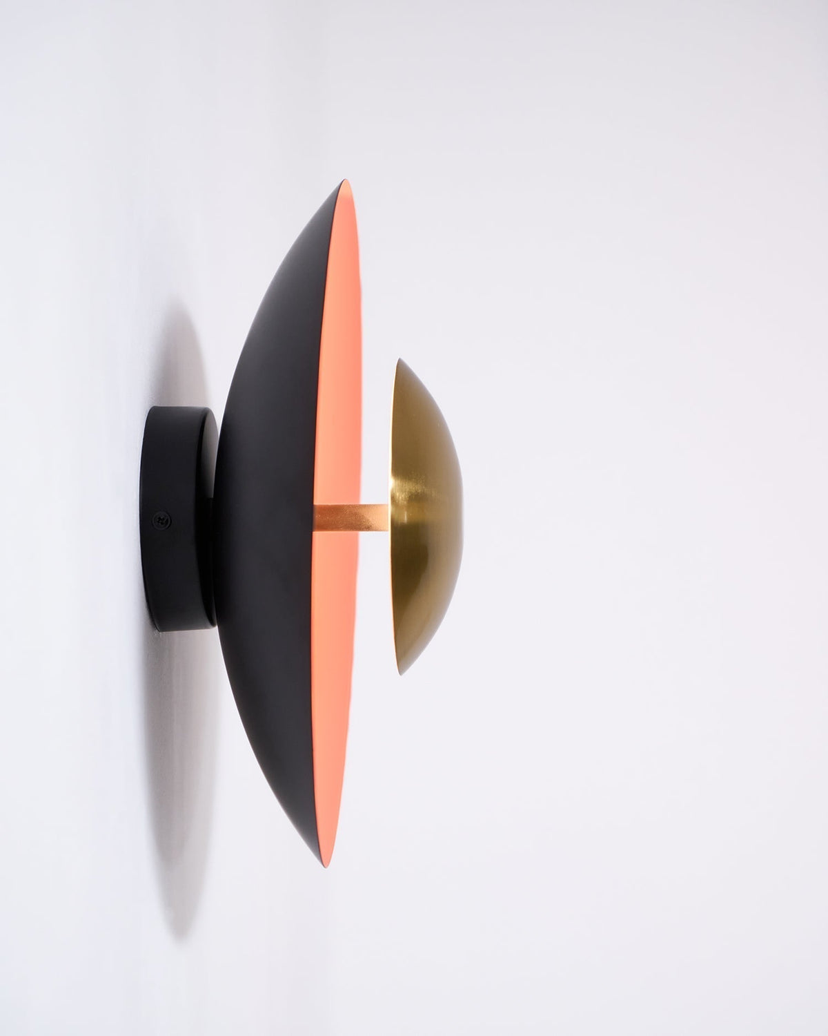 Contemporary Dual-Tone Circular LED Wall or Ceiling Light Fixture in Multiple Finishes | Thomler