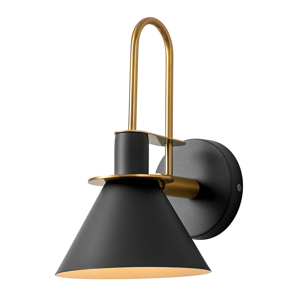 Wall Lamp Metal 31.0 cm Black Green White Brass Bedroom Hallway Mid Century Gooseneck Reading Light | Thomler