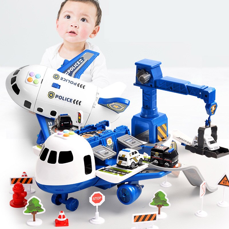 Airplane Playset Durable Plastic 20 Piece Airport Construction Role Play Toy For Children Aged 3 To 6 Years Imaginative Learning Set | Thomler