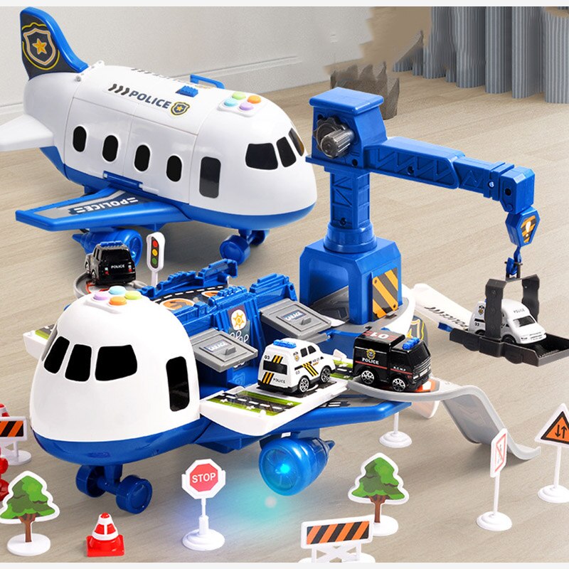 Airplane Playset Durable Plastic 20 Piece Airport Construction Role Play Toy For Children Aged 3 To 6 Years Imaginative Learning Set | Thomler