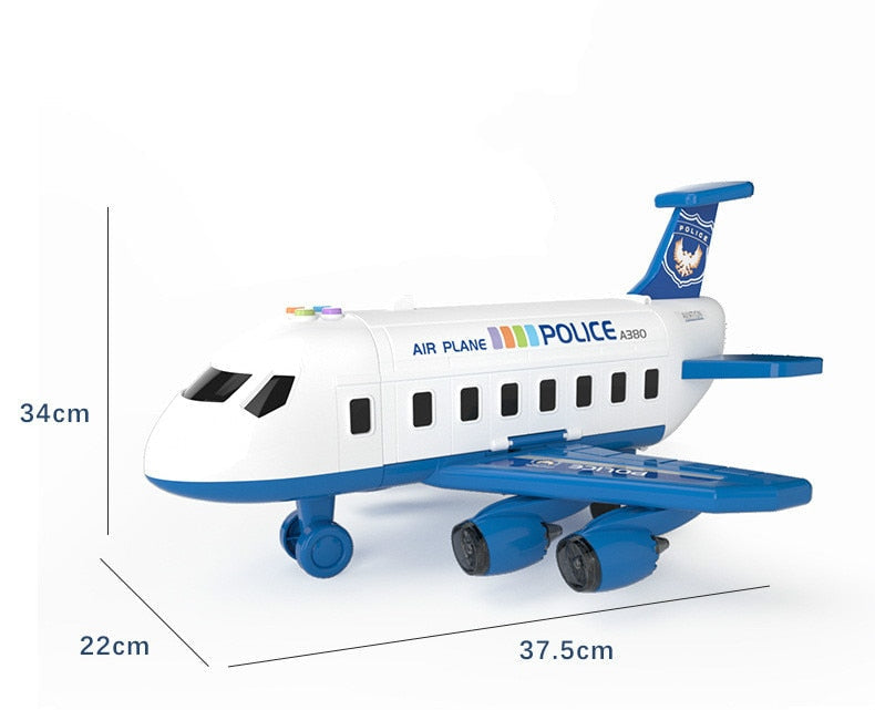 Airplane Playset Durable Plastic 20 Piece Airport Construction Role Play Toy For Children Aged 3 To 6 Years Imaginative Learning Set | Thomler