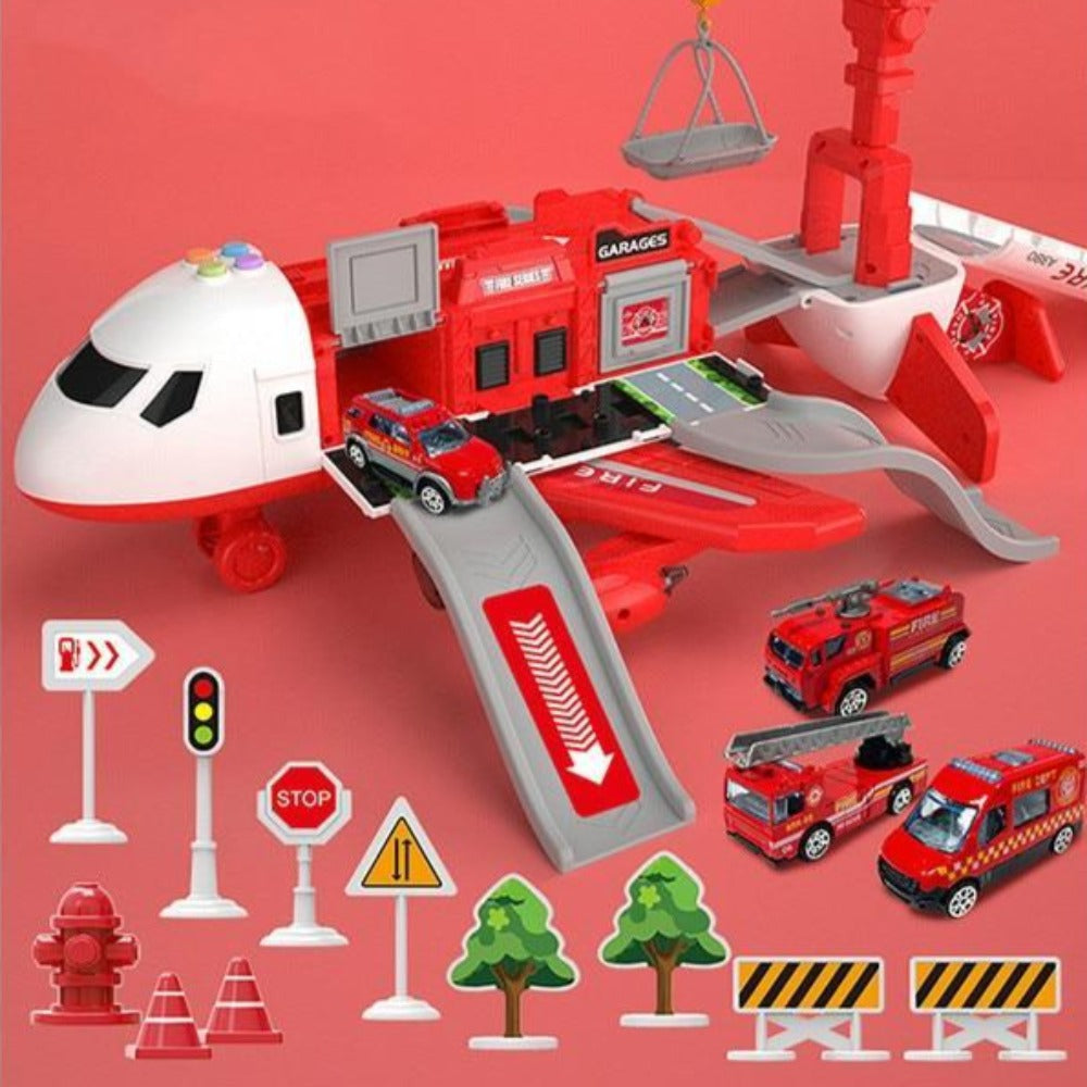 Airplane Playset Durable Plastic 20 Piece Airport Construction Role Play Toy For Children Aged 3 To 6 Years Imaginative Learning Set | Thomler