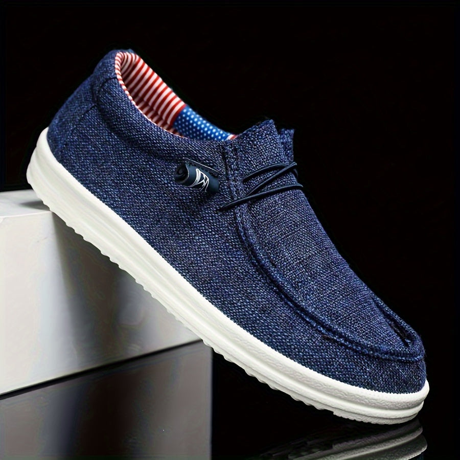 Men's Casual Loafers with Metal Hardware & Moc-Toe Stitch Detail – Slip-On Dress Shoes for Work, Travel & Everyday | Thomler