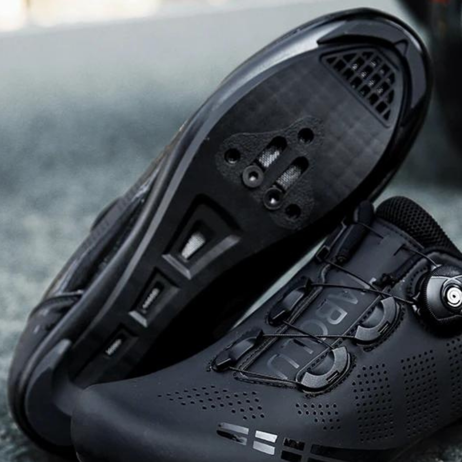 Men's Supportive Cycling Shoes with Arch Relief & Pedal Stability for Road & Indoor Biking | Thomler