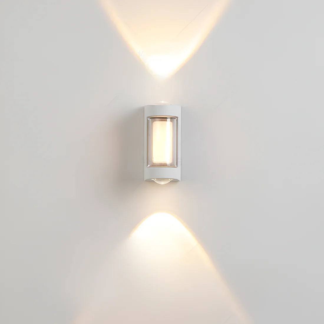 Wall Lamp Metal Acrylic 10.6 in Outdoor Up Down Waterproof Exterior Lighting Modern Minimalist Facade Porch Garden Fixture | Thomler