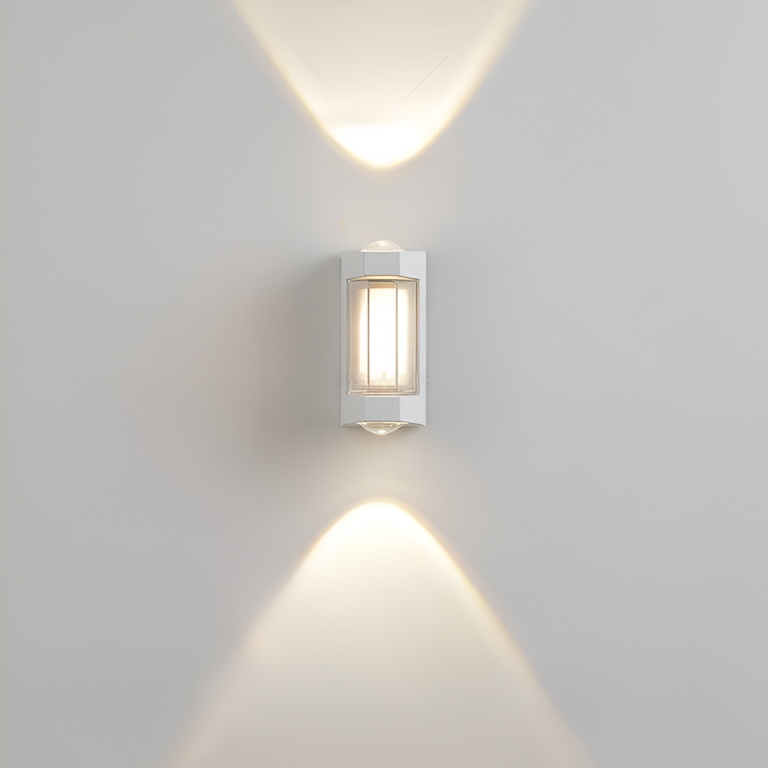 Wall Lamp Metal Acrylic 10.6 in Outdoor Up Down Waterproof Exterior Lighting Modern Minimalist Facade Porch Garden Fixture | Thomler