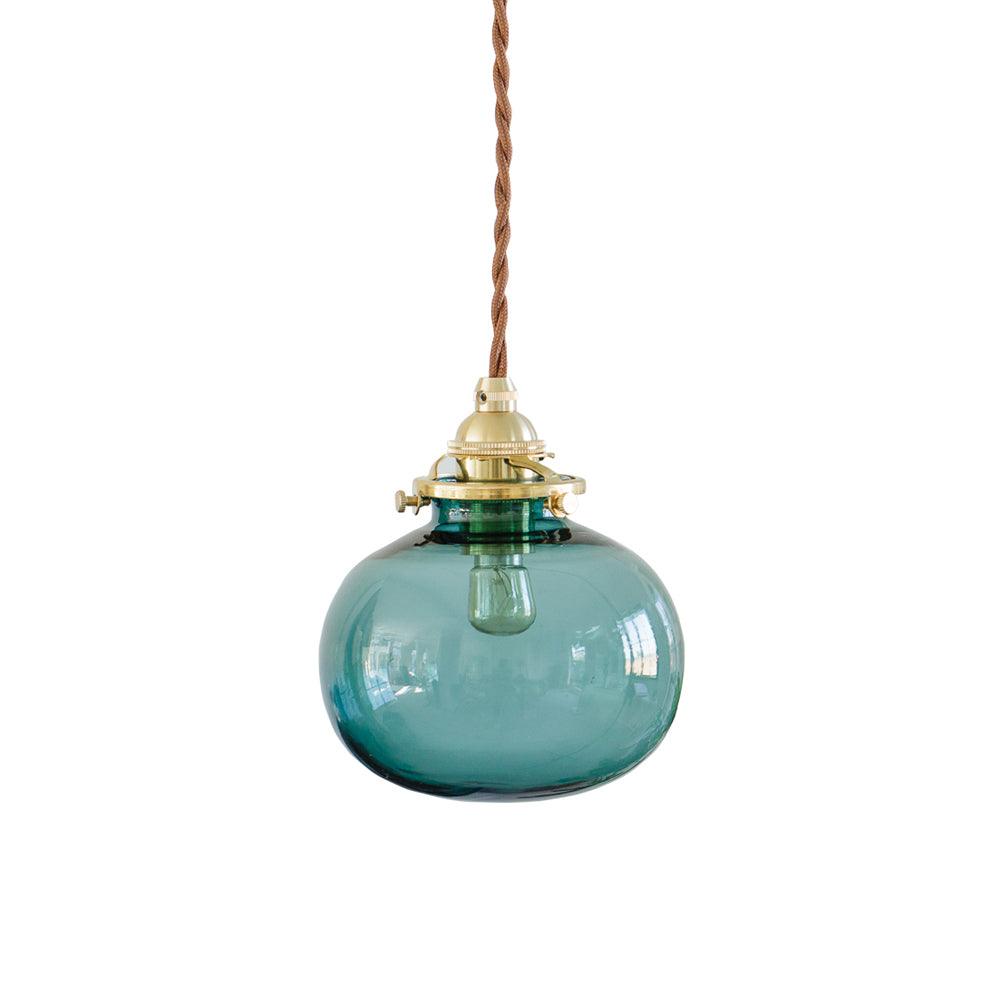 Pendant Light Glass 5.1 in Adjustable Living Room Bedroom Bathroom Hanging Ceiling Lamp Retro Style | Thomler