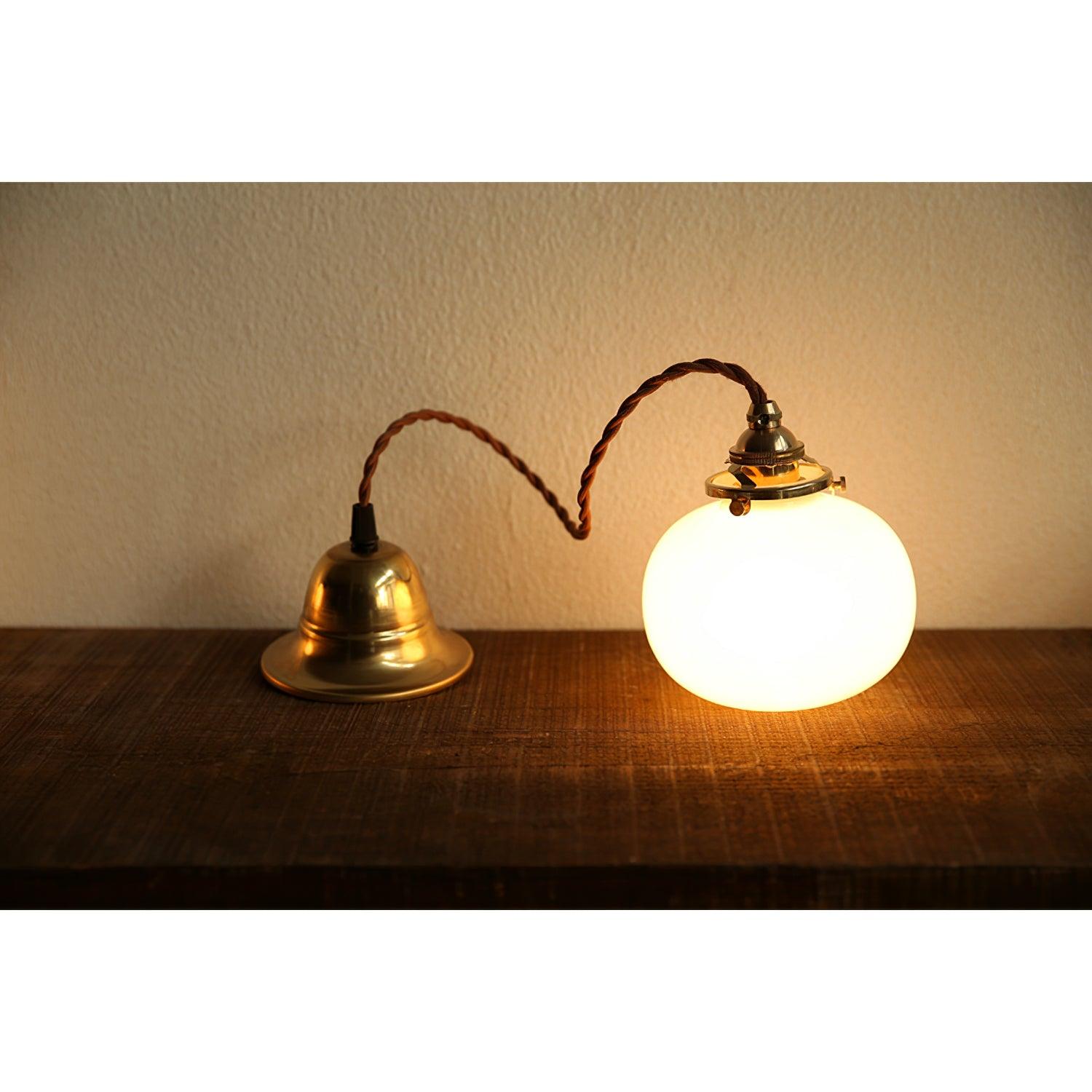 Pendant Light Glass 5.1 in Adjustable Living Room Bedroom Bathroom Hanging Ceiling Lamp Retro Style | Thomler