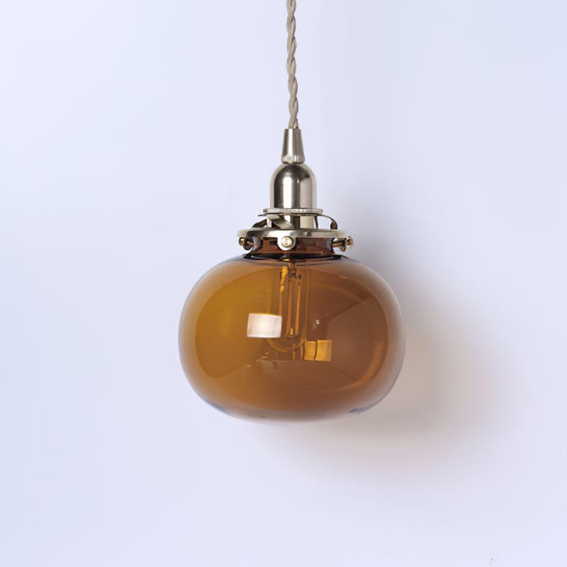 Pendant Light Glass 5.1 in Adjustable Living Room Bedroom Bathroom Hanging Ceiling Lamp Retro Style | Thomler