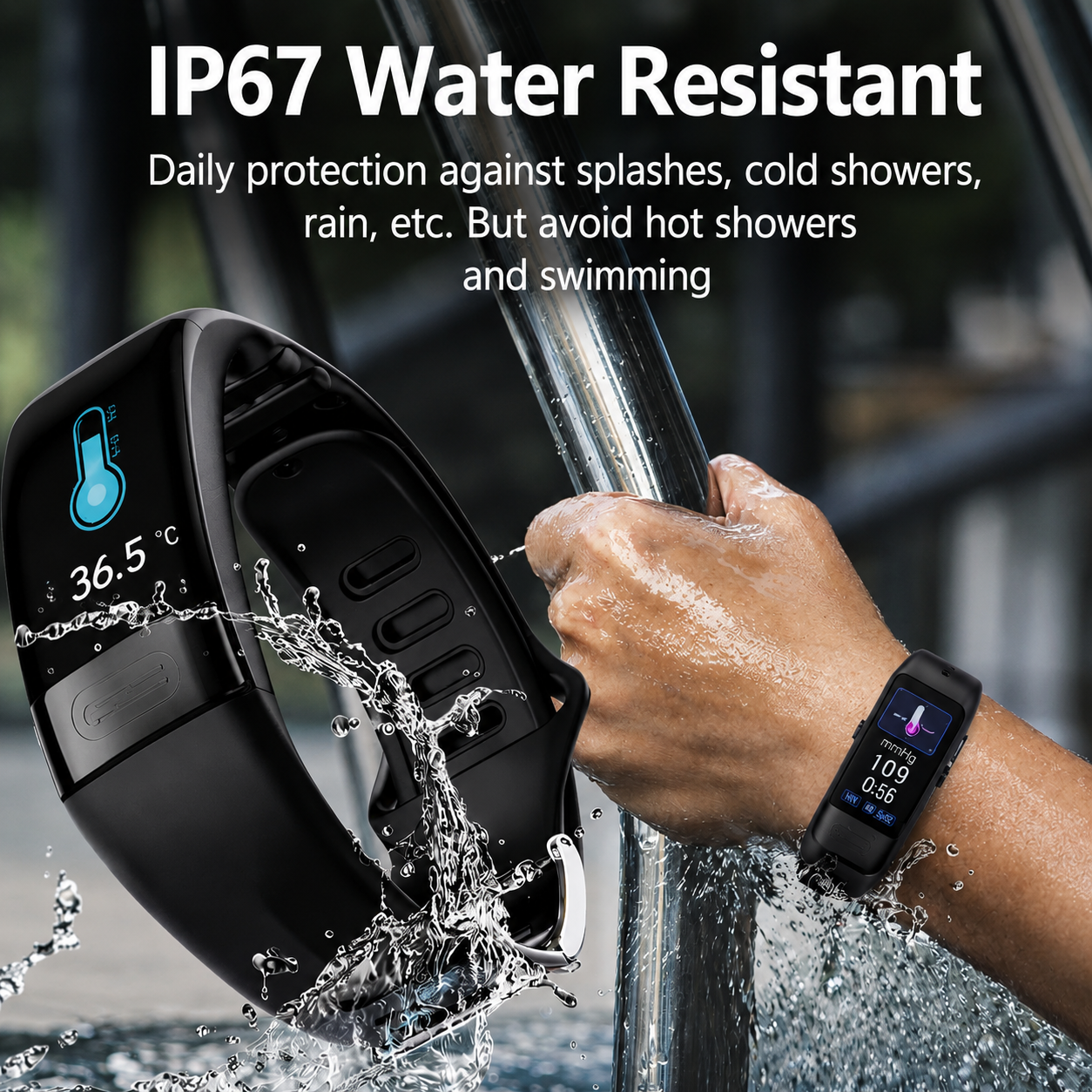 Fitness Tracker Watch with Heart Rate Monitor, Sleep Analysis & Daily Activity Tracking for iPhone & Android | Thomler