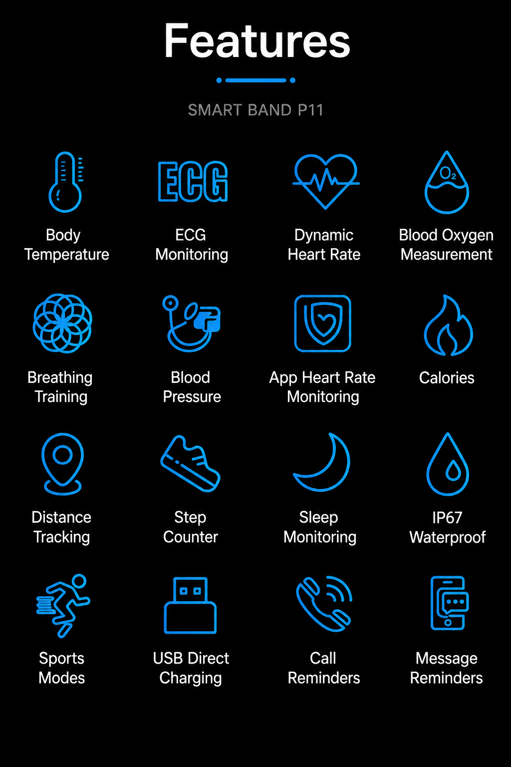 Fitness Tracker Watch with Heart Rate Monitor, Sleep Analysis & Daily Activity Tracking for iPhone & Android | Thomler