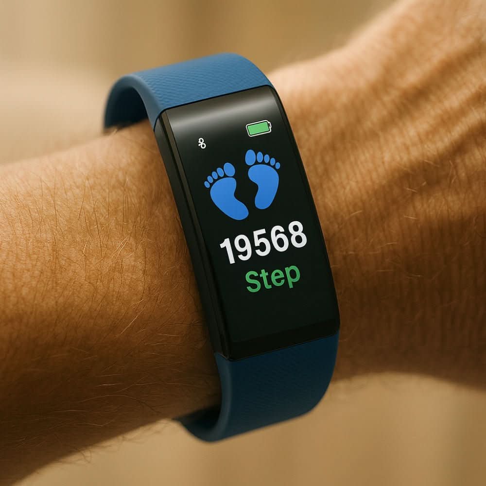 Health-Monitoring Smartwatch for Seniors with LED Display & Simple Interface for Daily Wellness Tracking | Thomler