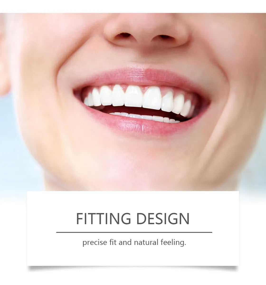 Temporary Cosmetic Dental Veneer Set with Flex-Fit Silicone for Confident Everyday Wear | Thomler