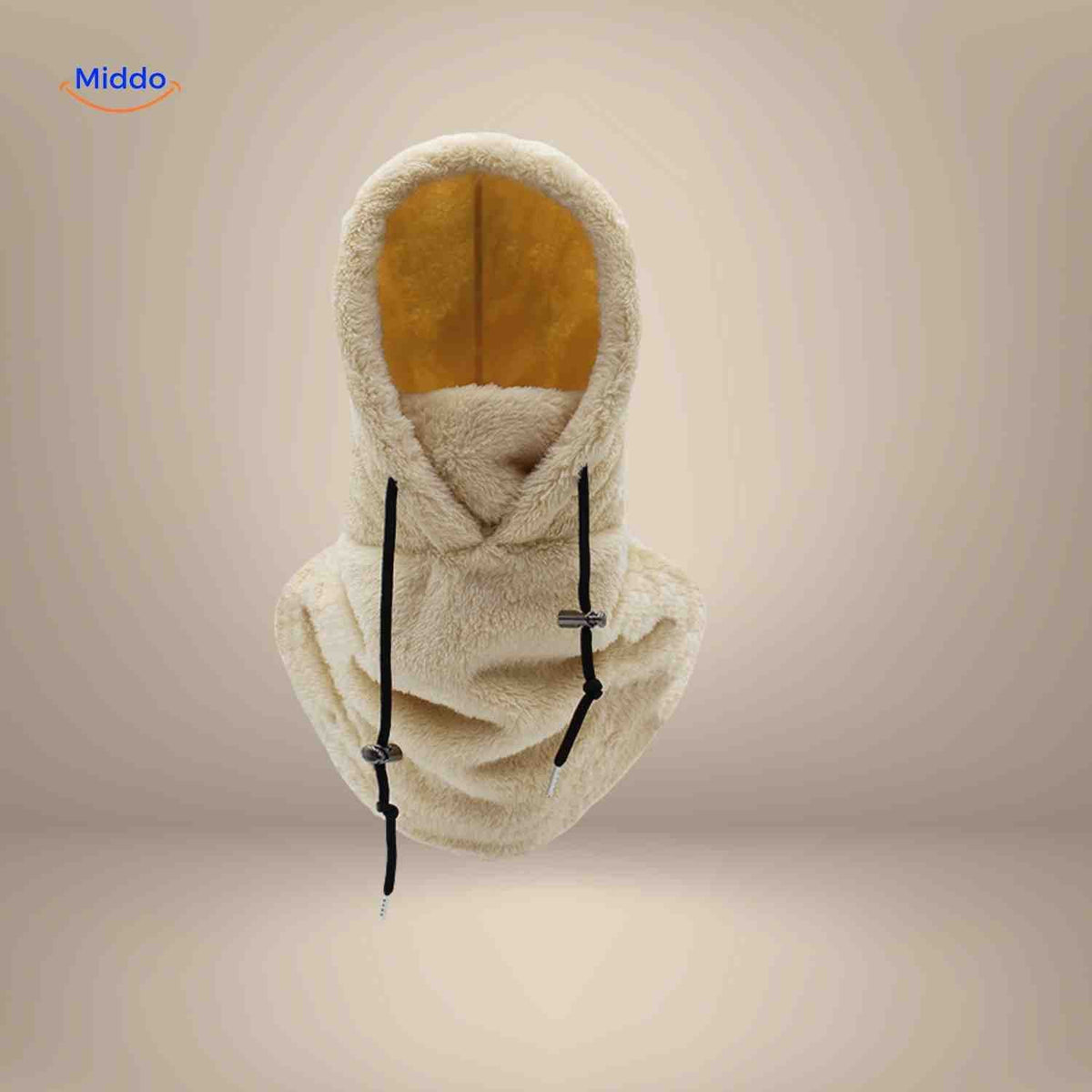 Fleece-Lined Winter Hood with Face Coverage & Adjustable Neck Warmer for Cold Weather Activities | Thomler