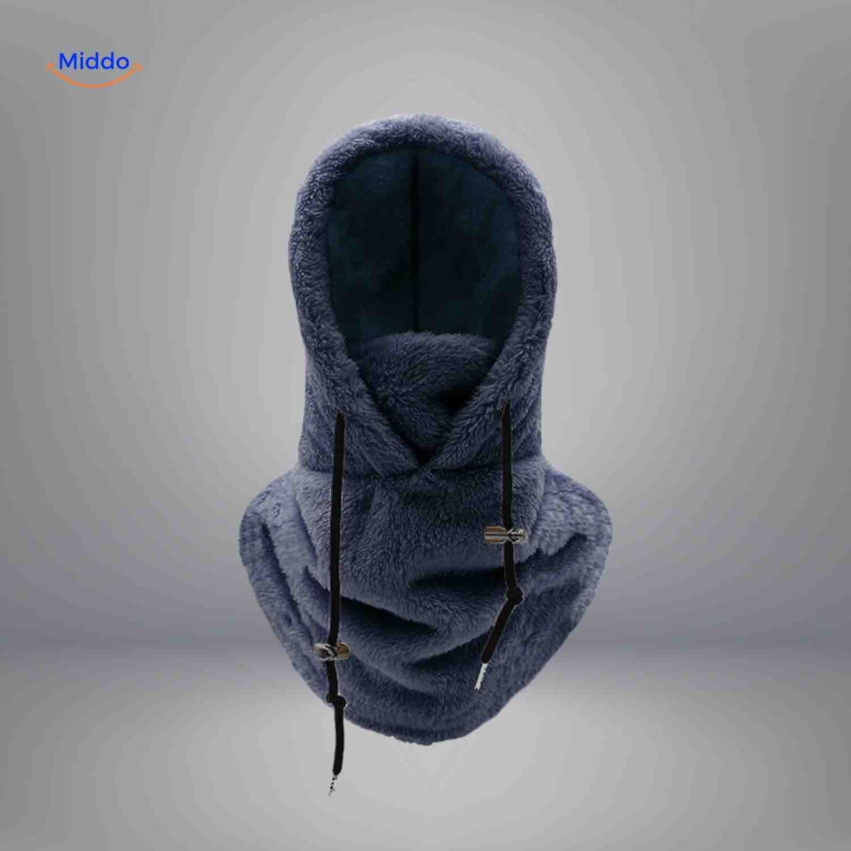 Fleece-Lined Winter Hood with Face Coverage & Adjustable Neck Warmer for Cold Weather Activities | Thomler