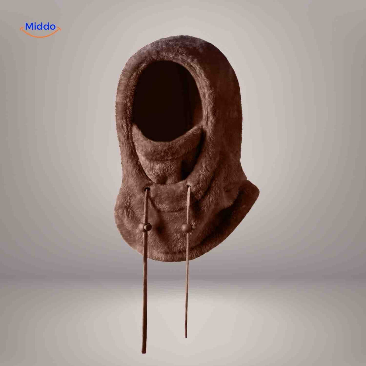 Fleece-Lined Winter Hood with Face Coverage & Adjustable Neck Warmer for Cold Weather Activities | Thomler