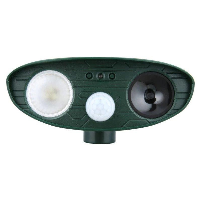 Motion-Activated Wildlife Deterrent with Strobe Function for Outdoor Garden Protection – Solar Charging | Thomler
