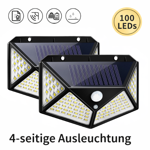 Solar Motion Sensor Light Outdoor Waterproof LED Security Wall Light for Yard Garden Patio Driveway 270° Coverage | Thomler