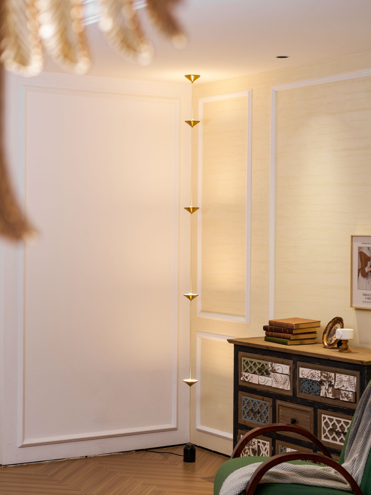 Minimalist Pull Cable Floor Lamp 137.8 in LED Marble Base Indoor Ambient Lighting | Thomler