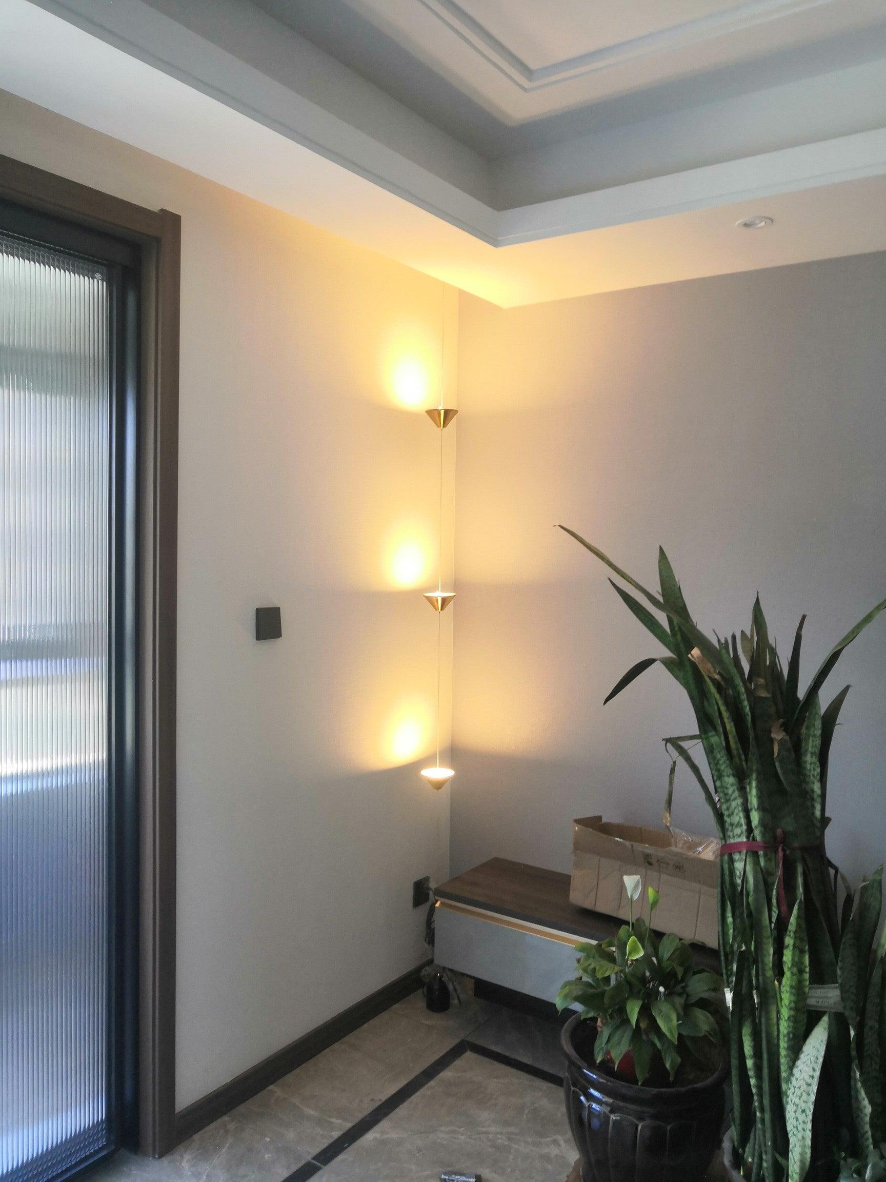 Minimalist Pull Cable Floor Lamp 137.8 in LED Marble Base Indoor Ambient Lighting | Thomler