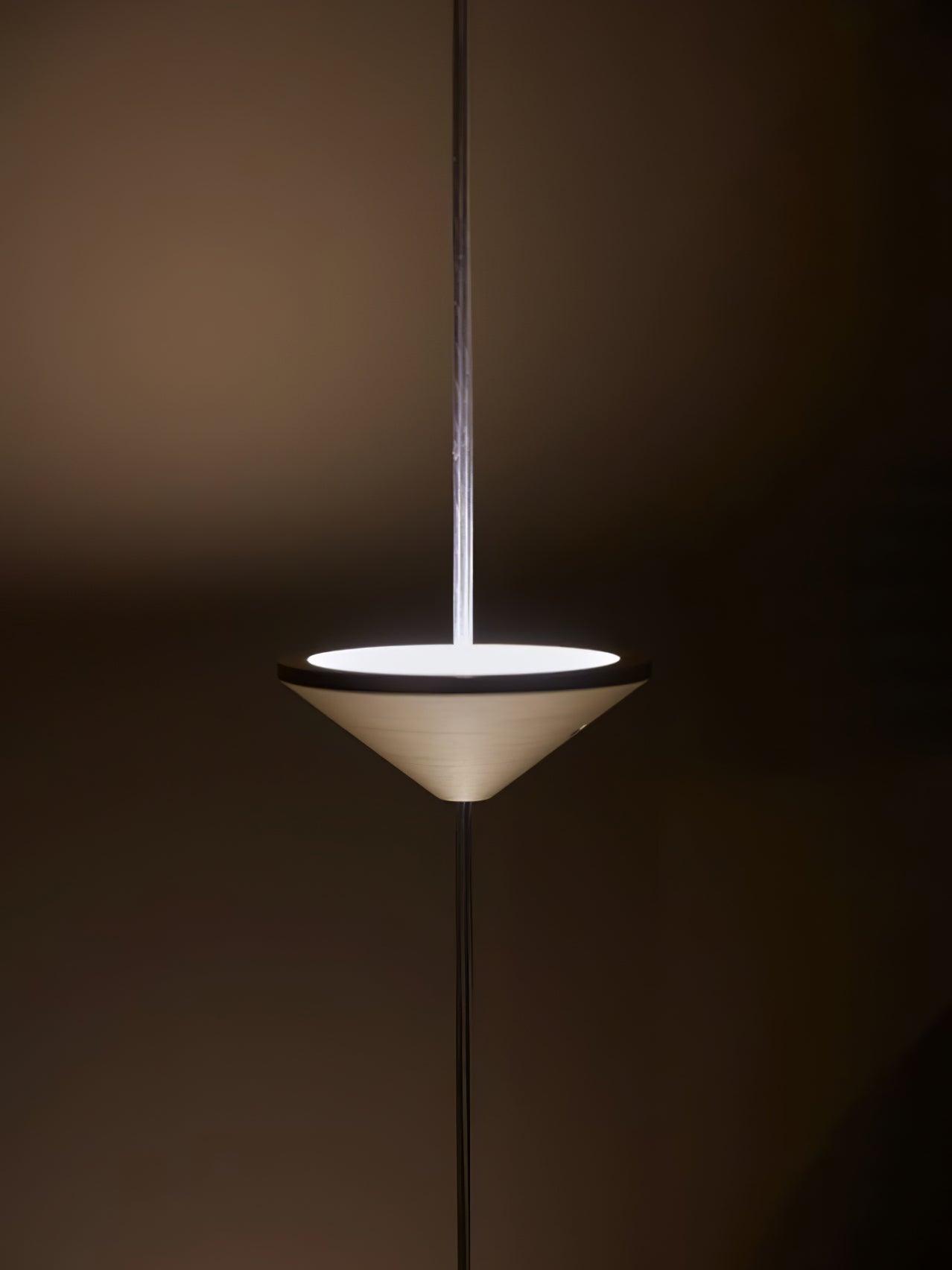 Minimalist Pull Cable Floor Lamp 137.8 in LED Marble Base Indoor Ambient Lighting | Thomler