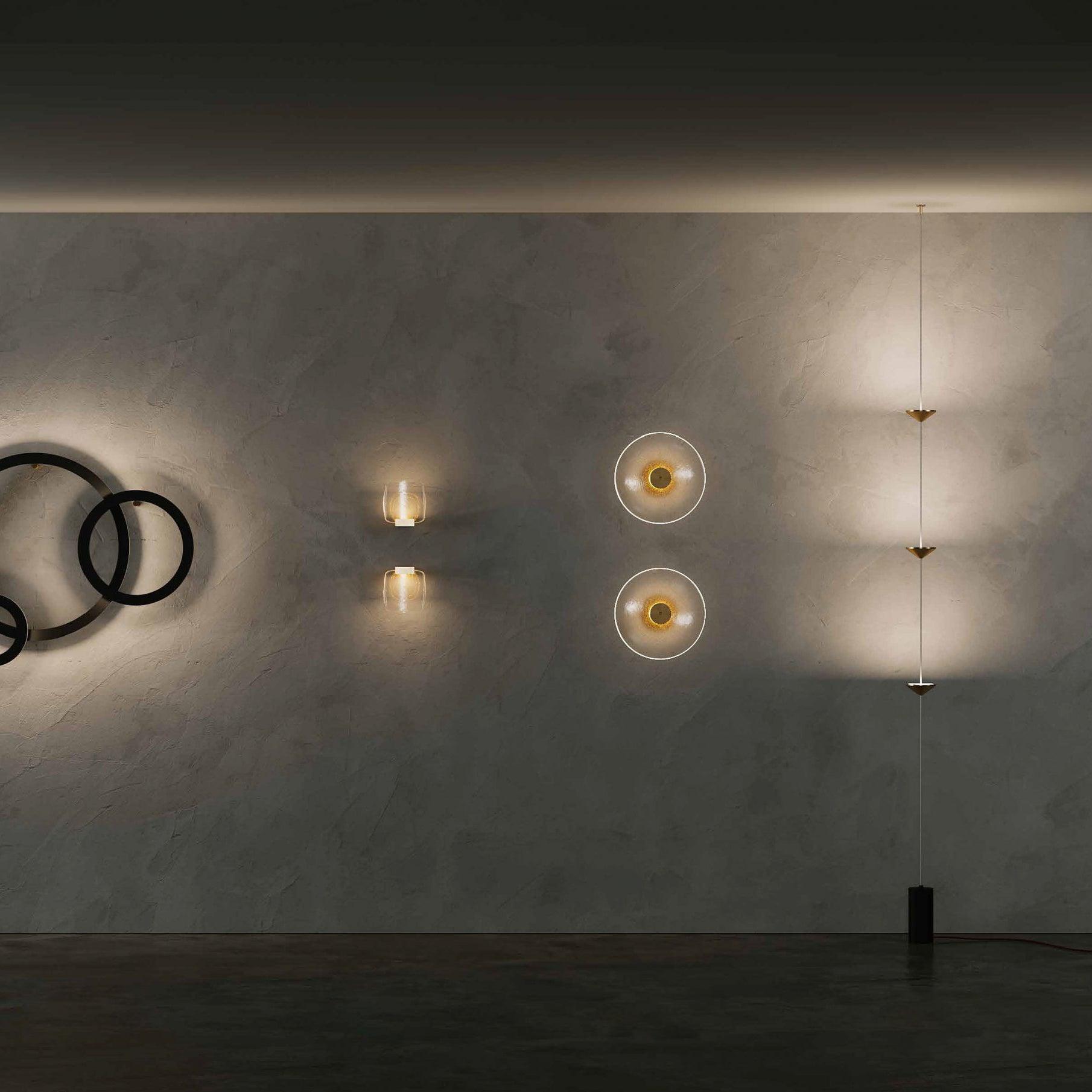 Minimalist Pull Cable Floor Lamp 137.8 in LED Marble Base Indoor Ambient Lighting | Thomler