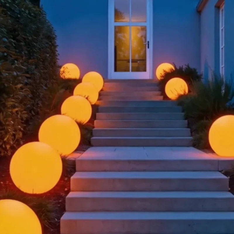 Cordless Color-Changing LED Globe Light for Patio & Garden – 16 Color Modes with Remote Control | Thomler