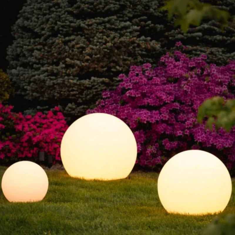 Cordless Color-Changing LED Globe Light for Patio & Garden – 16 Color Modes with Remote Control | Thomler