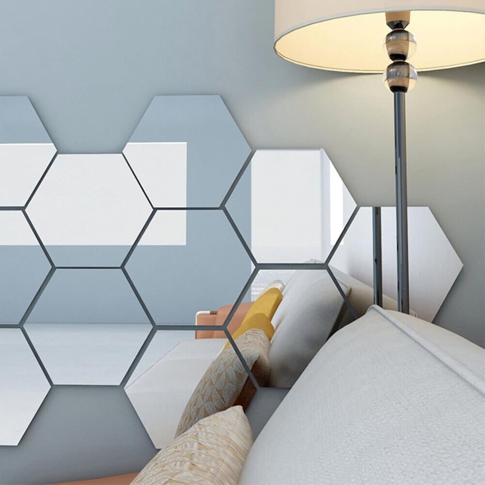 Shatter-Proof Mirror Film Self-Adhesive Reflective Sheet for Walls Doors Furniture Safety 20x39 inches Trim-to-Fit PET Plastic Home Decor Ki | Thomler