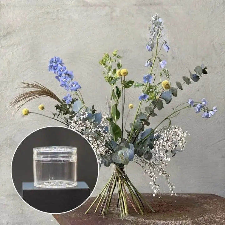 Flower Stem Holder ABS TPE 7.0 cm x 4.5 cm Spiral Vase Arrangement Support Bouquet Organiser Floral Display Accessory | Thomler