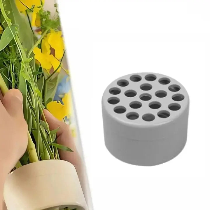 Flower Stem Holder ABS TPE 7.0 cm x 4.5 cm Spiral Vase Arrangement Support Bouquet Organiser Floral Display Accessory | Thomler