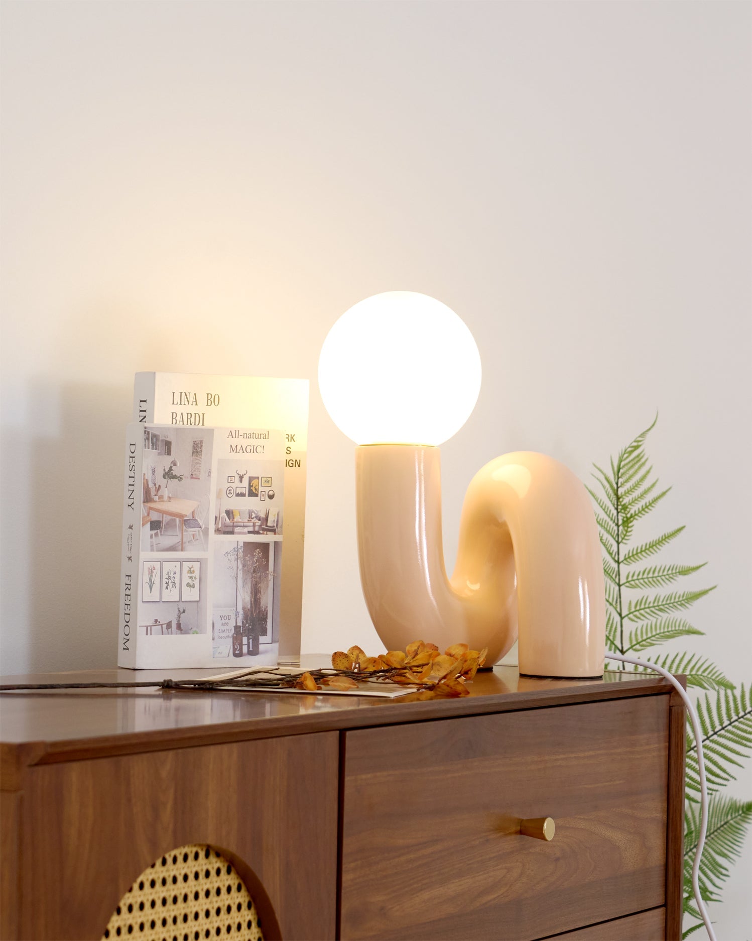 Table Lamp Glass Spiral 10.2 in Indoor Pink Blue White Dark Red Decorative LED Accent Light | Thomler