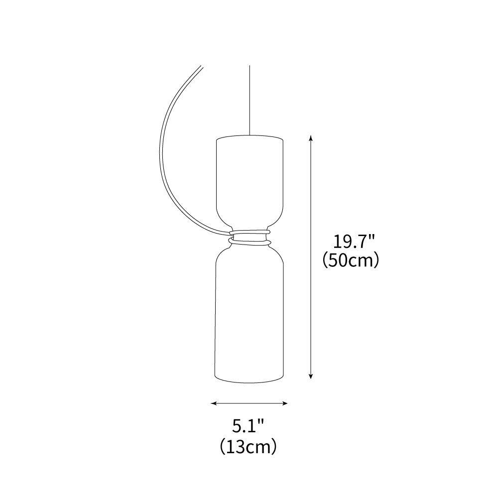 Suspension Cable Ceiling Light Iron Fixture Adjustable Drop Length for Dining Room Kitchen Island Entryway Modern Industrial Farmhouse Decor | Thomler
