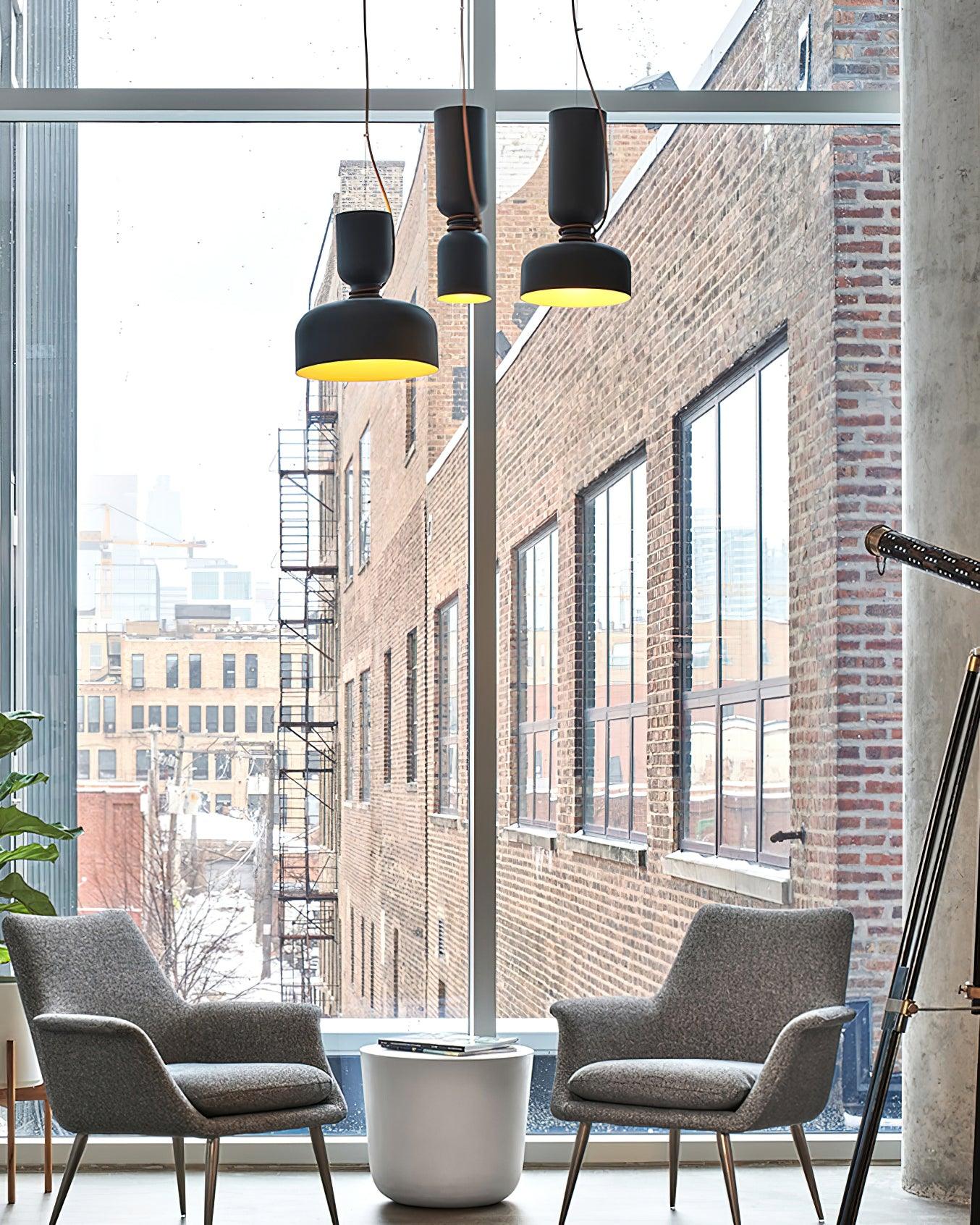 Suspension Cable Ceiling Light Iron Fixture Adjustable Drop Length for Dining Room Kitchen Island Entryway Modern Industrial Farmhouse Decor | Thomler