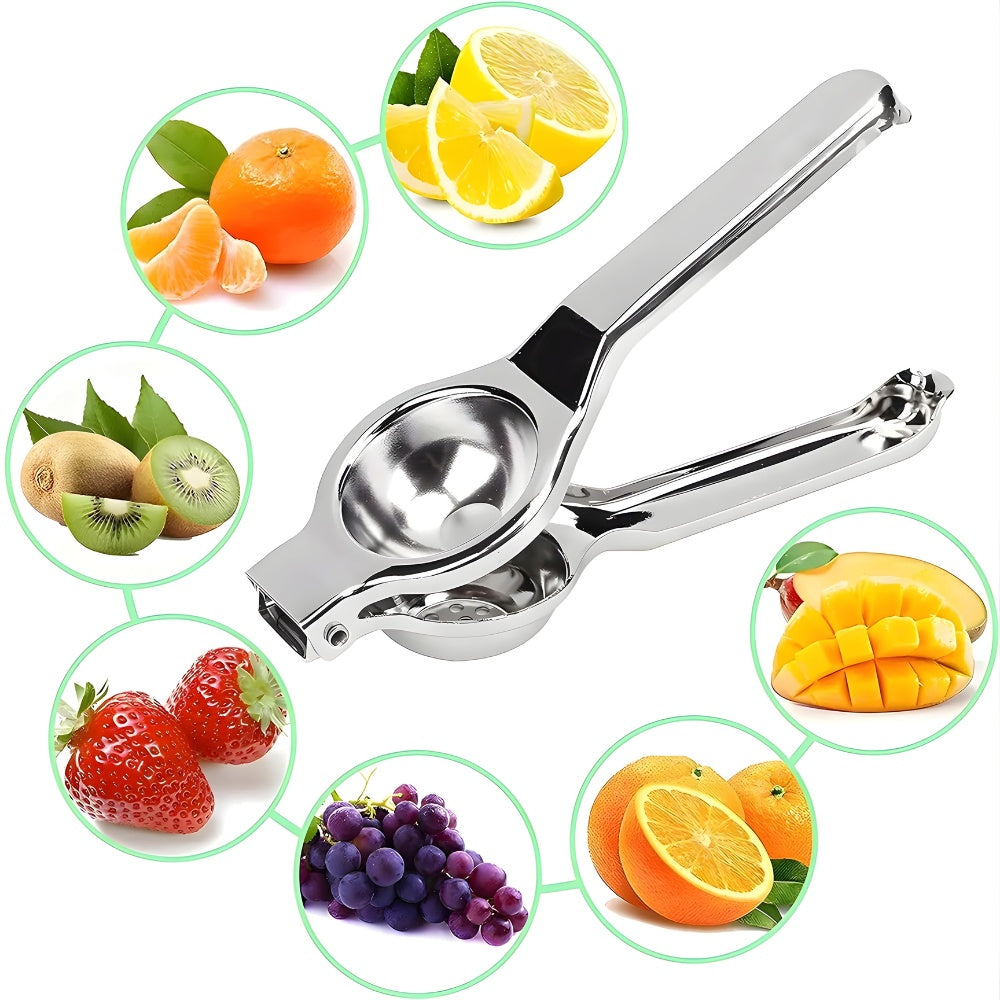 Manual Citrus Press – Heavy-Duty Handheld Juicer for Lemons, Limes & Oranges – Food-Grade Steel Construction | Thomler