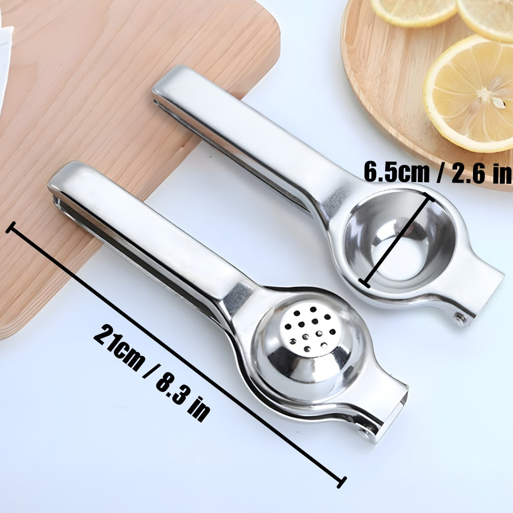 Manual Citrus Press – Heavy-Duty Handheld Juicer for Lemons, Limes & Oranges – Food-Grade Steel Construction | Thomler