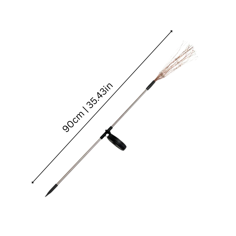 Solar Garden Starburst Light with 90 or 150 LEDs – Bendable Copper Wire Outdoor Stake – 8 Lighting Modes for Yard, Pathway & Patio | Thomler