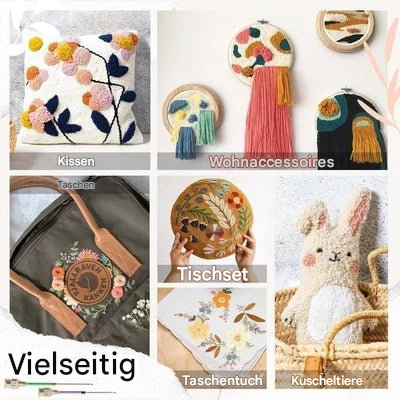 Interchangeable Embroidery Needle Set with Color-Coded Tips for Precision Stitching and Cross-Stitch Crafts | Thomler