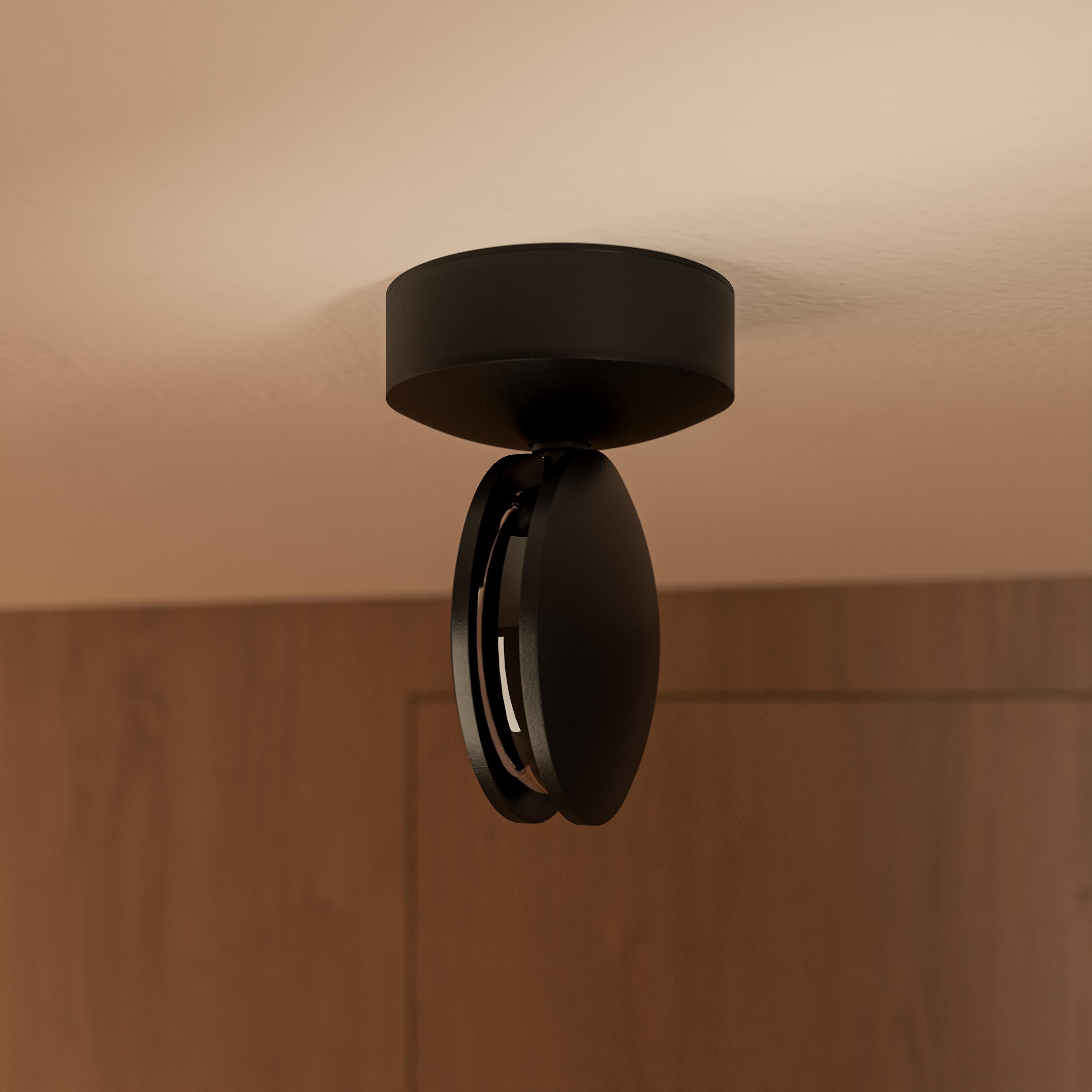 Dual-Beam Rotating Wall Light Fixture with Adjustable 360° Swivel Head for Living Room Bedroom Hallway Accent Illumination | Thomler