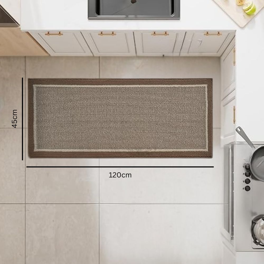 Anti-Fatigue Kitchen Runner Rug with Non-Slip Backing – Cushioned Floor Mat for Cooking & Standing – Polypropylene Hallway Runner | Thomler