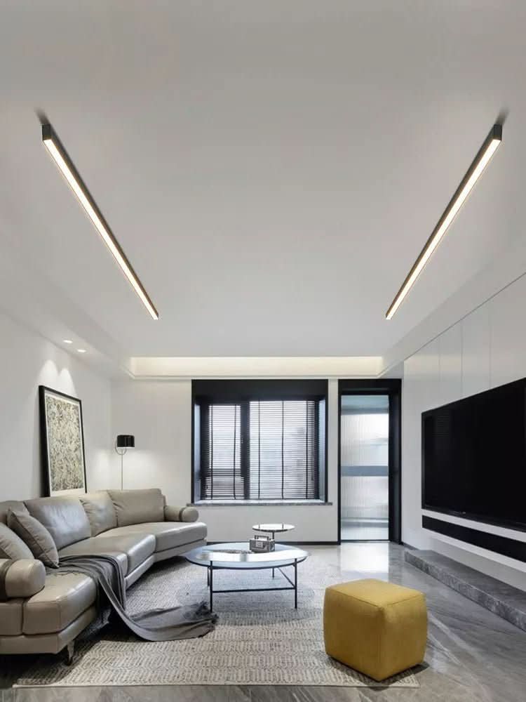 Ceiling Light Aluminum LED 24 in Modern Indoor Living Room Kitchen Hallway Illumination Fixture | Thomler