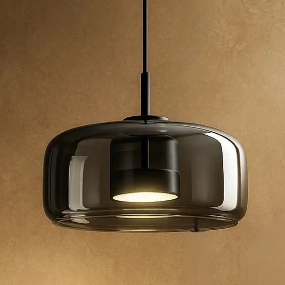 Hanglamp Glas Ombre Metaal LED 33cm Modern Design | Sansoti