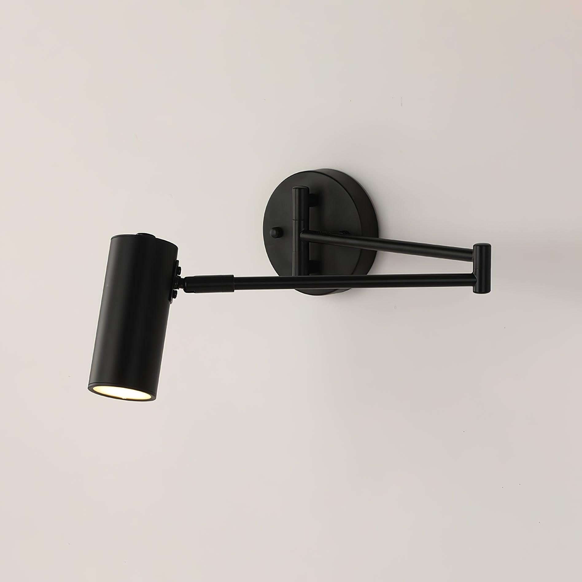 Metal LED Wall Sconce 12.6 in Adjustable Indoor Bedroom Hallway Modern Wall Light Rotating Dimmable Fixture | Thomler
