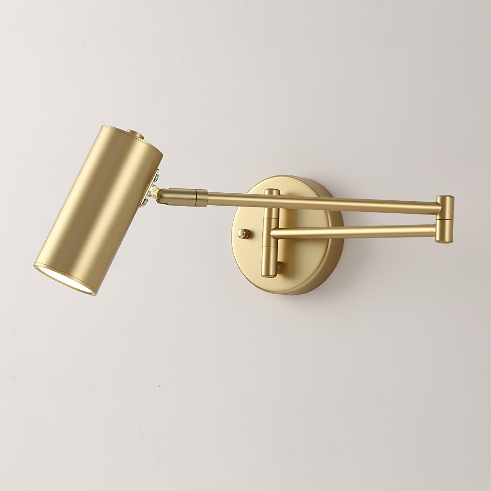 Metal LED Wall Sconce 12.6 in Adjustable Indoor Bedroom Hallway Modern Wall Light Rotating Dimmable Fixture | Thomler
