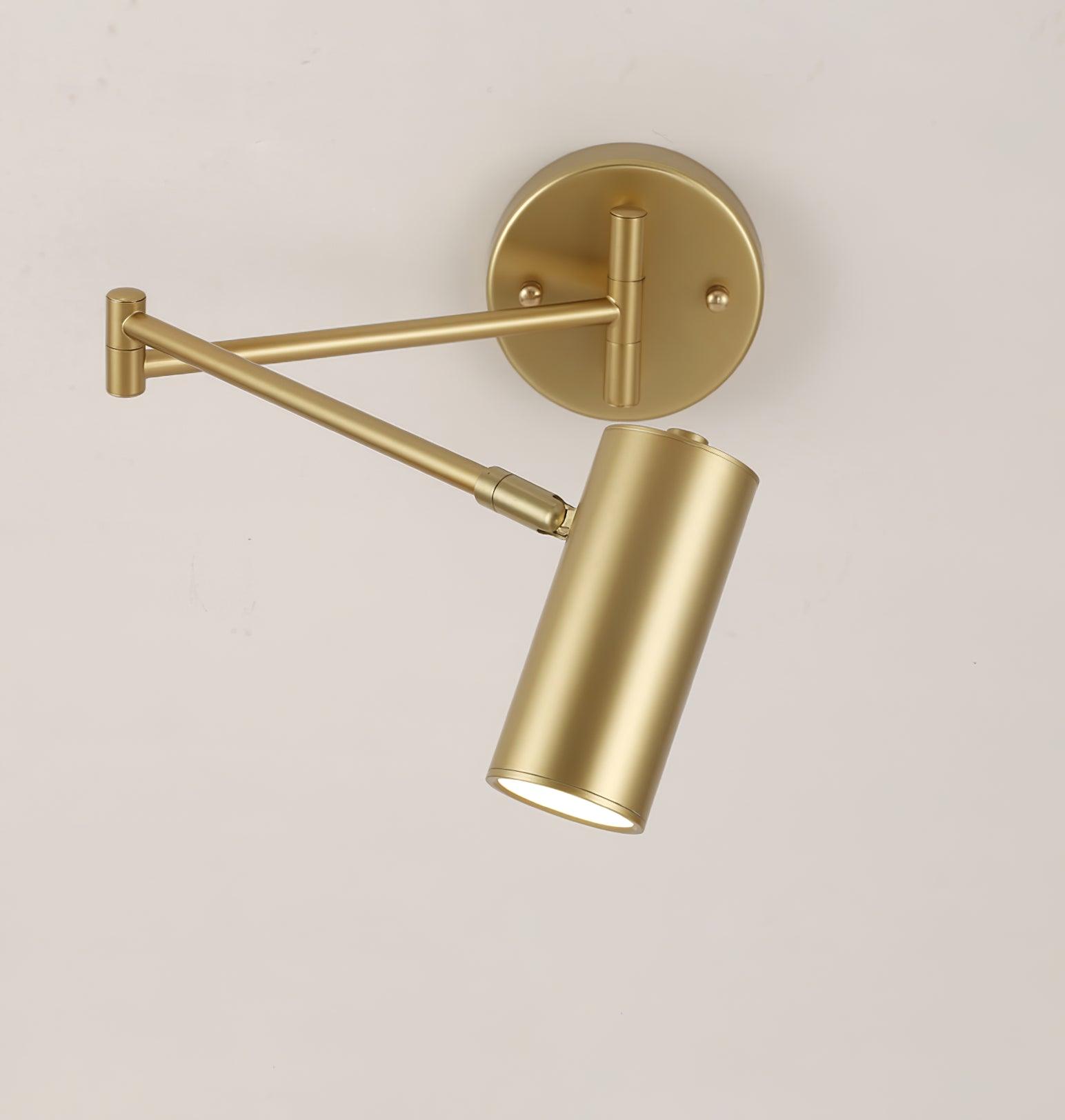 Metal LED Wall Sconce 12.6 in Adjustable Indoor Bedroom Hallway Modern Wall Light Rotating Dimmable Fixture | Thomler