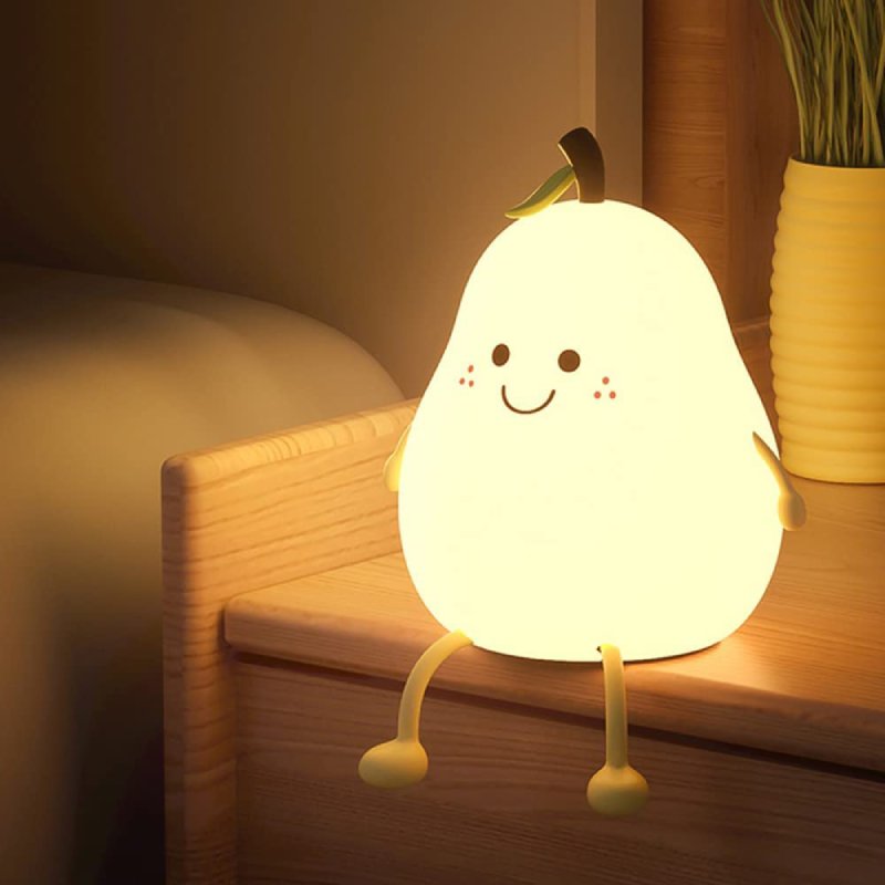 Night Light BPA-Free Silicone 5.9 in Warm Glow Bedroom Kids Nursery Portable Rechargeable Dimmable | Thomler